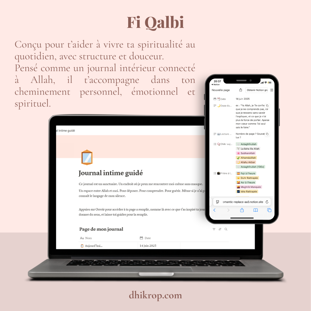 Fil Qalbi - Template Notion