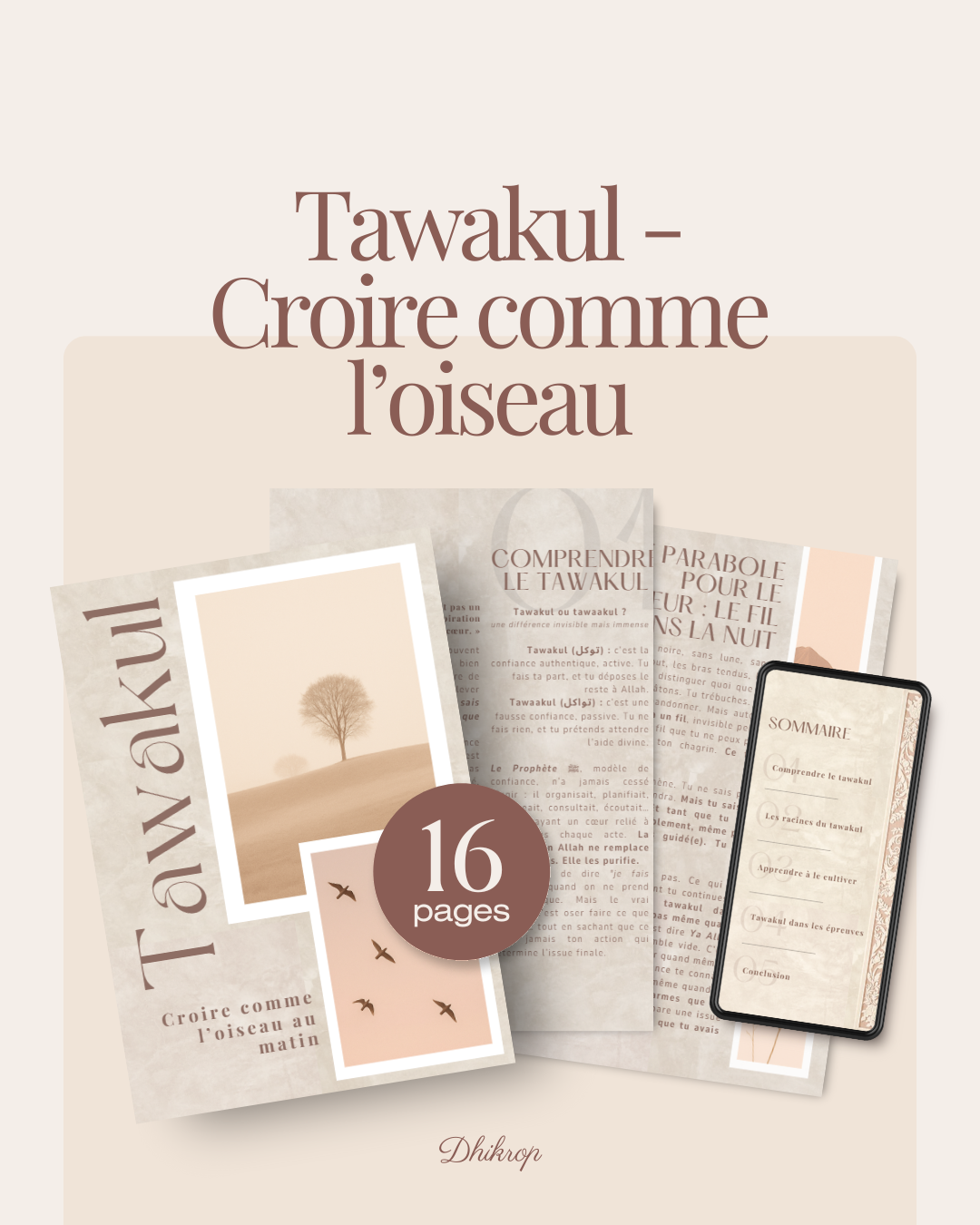 Tawakul - Croire comme l'oiseau au matin