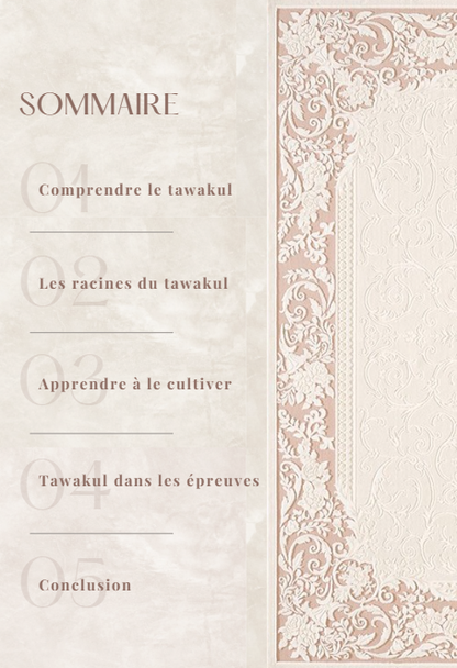 Tawakul - Croire comme l'oiseau au matin